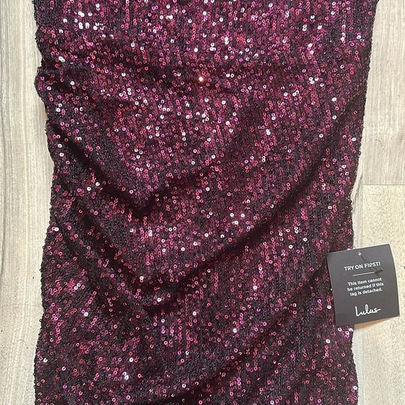 Lulus medium formal sequins mini dress - Picture 2 of 7